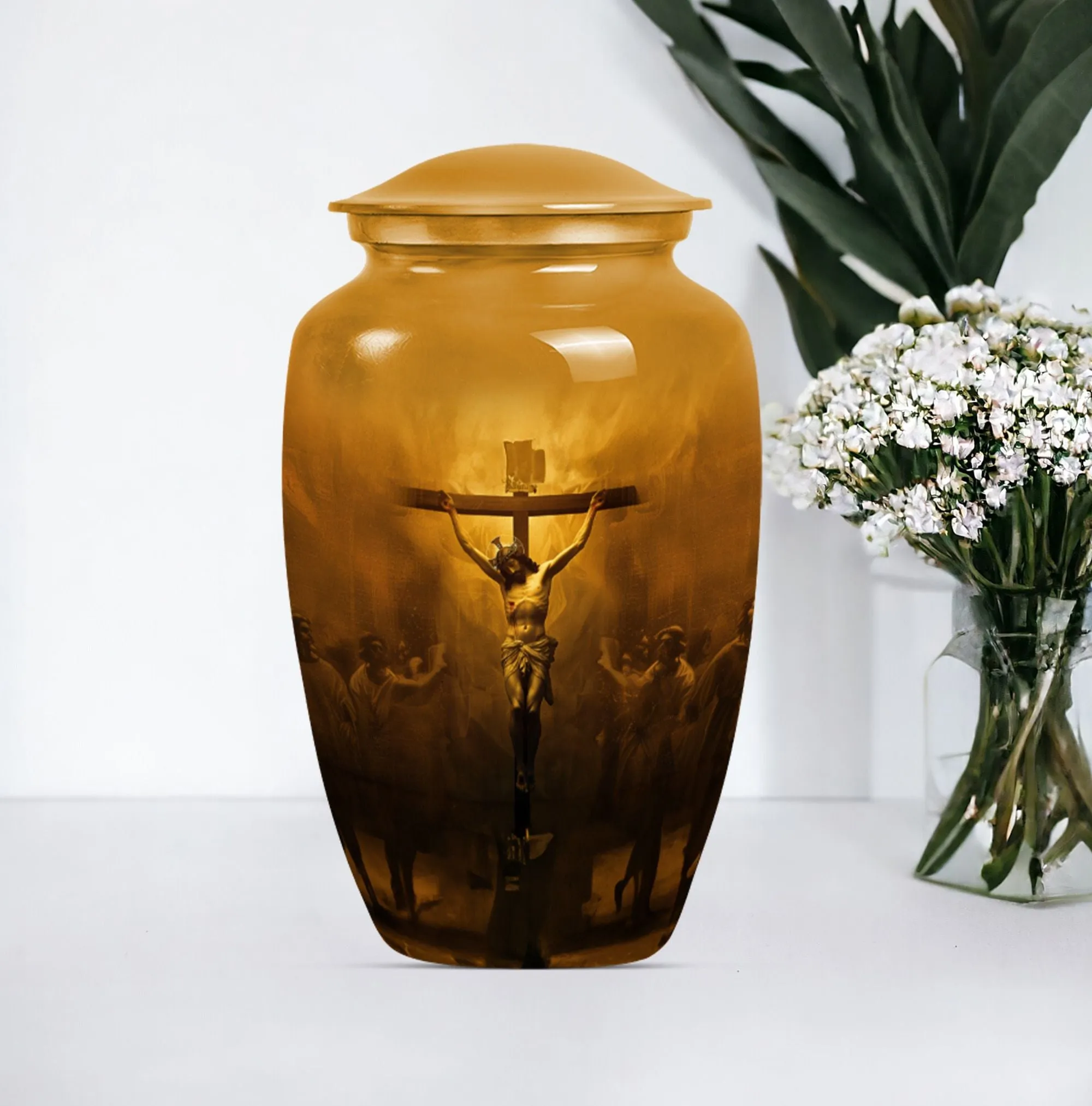 Lasting Tribute Jesus Urn - A Touching Solace Memorial Urn