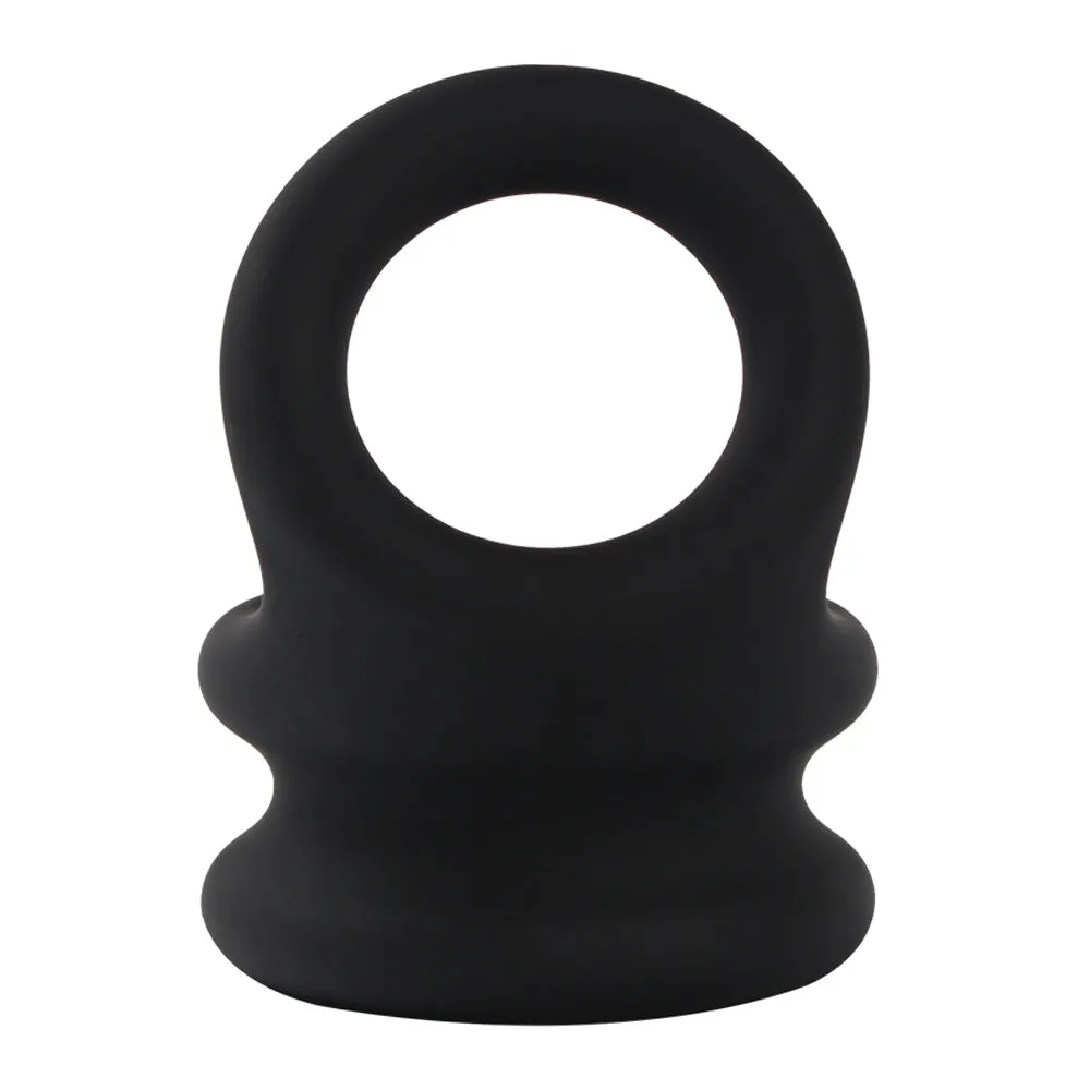 Leto Stay Hard Silicone Cock Ring & Ball Stretcher
