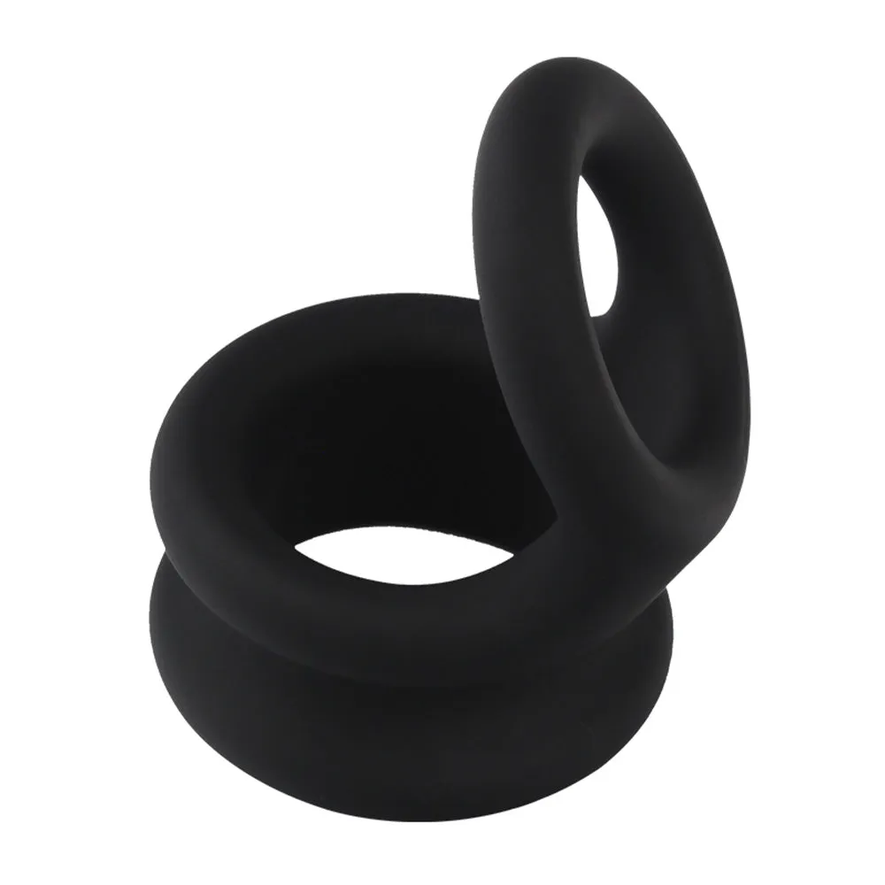 Leto Stay Hard Silicone Cock Ring & Ball Stretcher