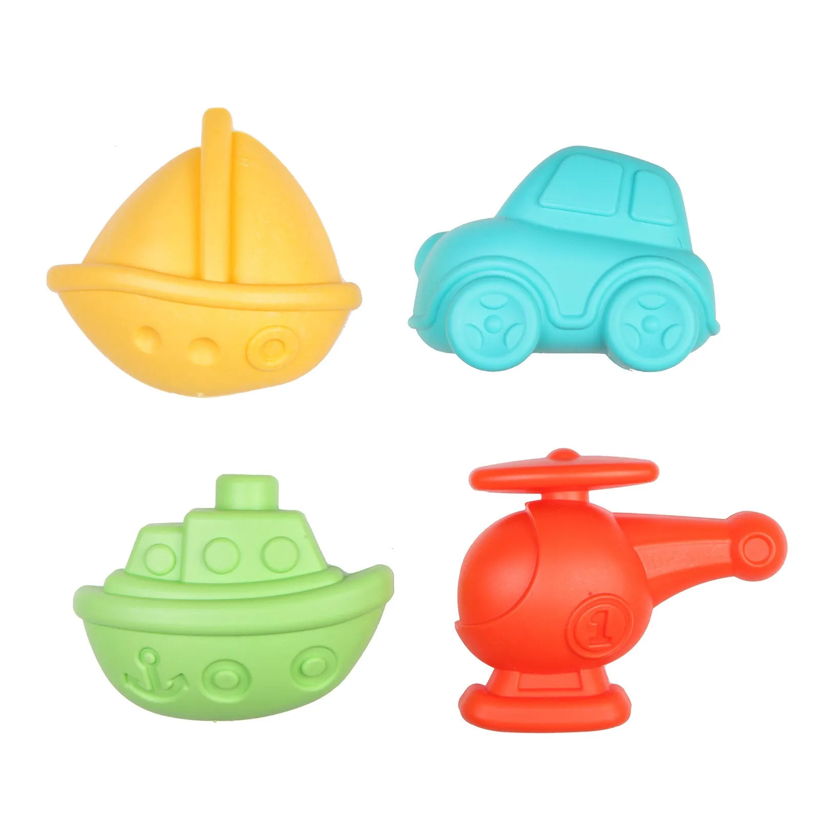 Let's Be Child Sand Mold - Vehicles 4 pcs Assorted