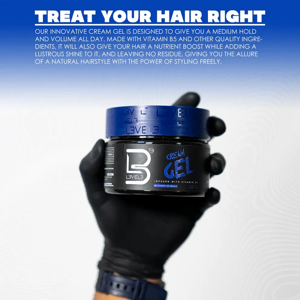 Level3 Cream Gel Infused with Vitamin B5 - Choose Size