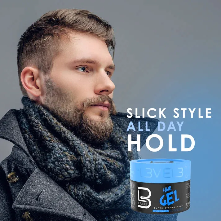 Level3 Super Strong Hair Styling Gel - Choose Size