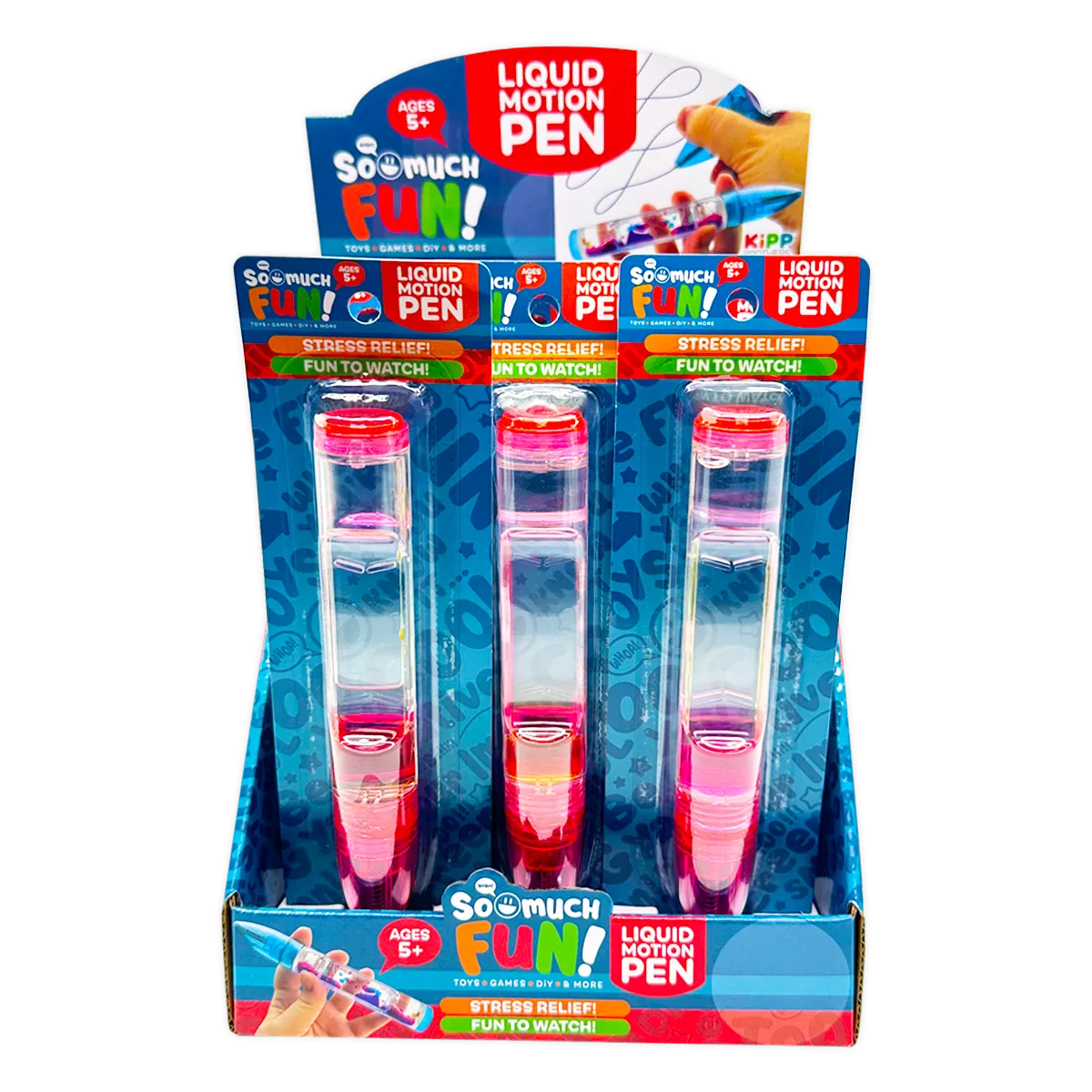 Liquid Motion Water Pen - 12 Pieces Per Retail Ready Display 25263