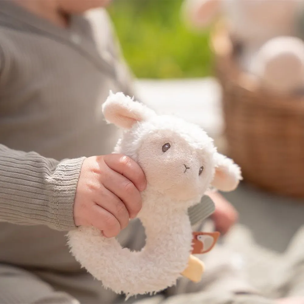 Little Dutch Little Farm Soft Ring Rattle Sheep