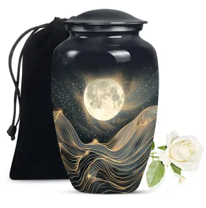 Lunar Homage - An Elegant And Lasting Memorial Urn