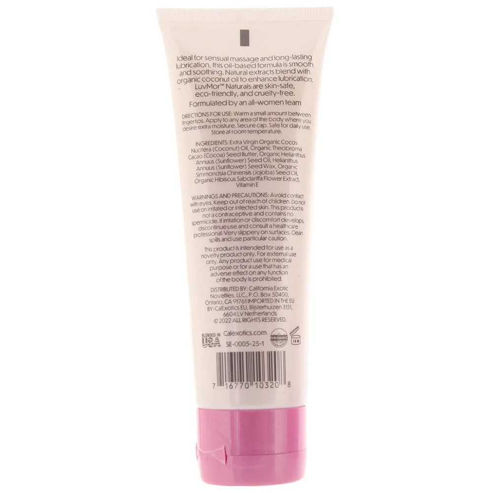 LuvMor Naturals Coconut Oil Based Lube in 4oz/120ml
