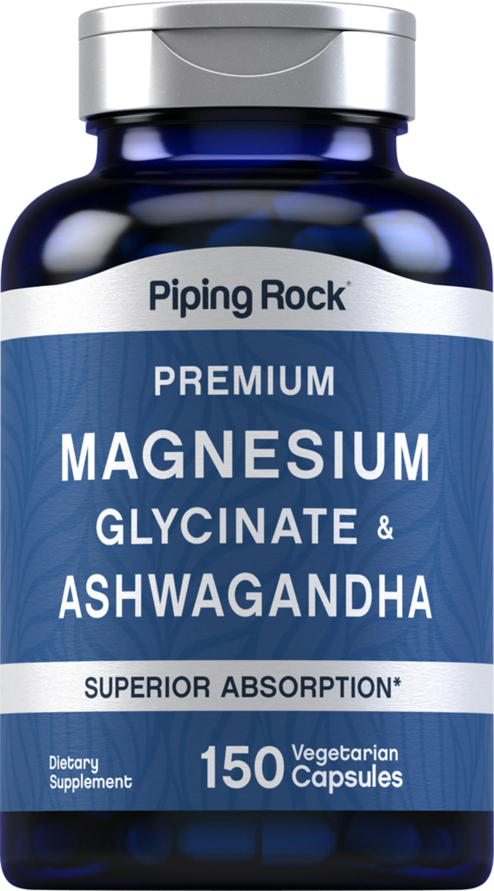 Magnesium Glycinate   Ashwagandha, 150 Vegetarian Capsules