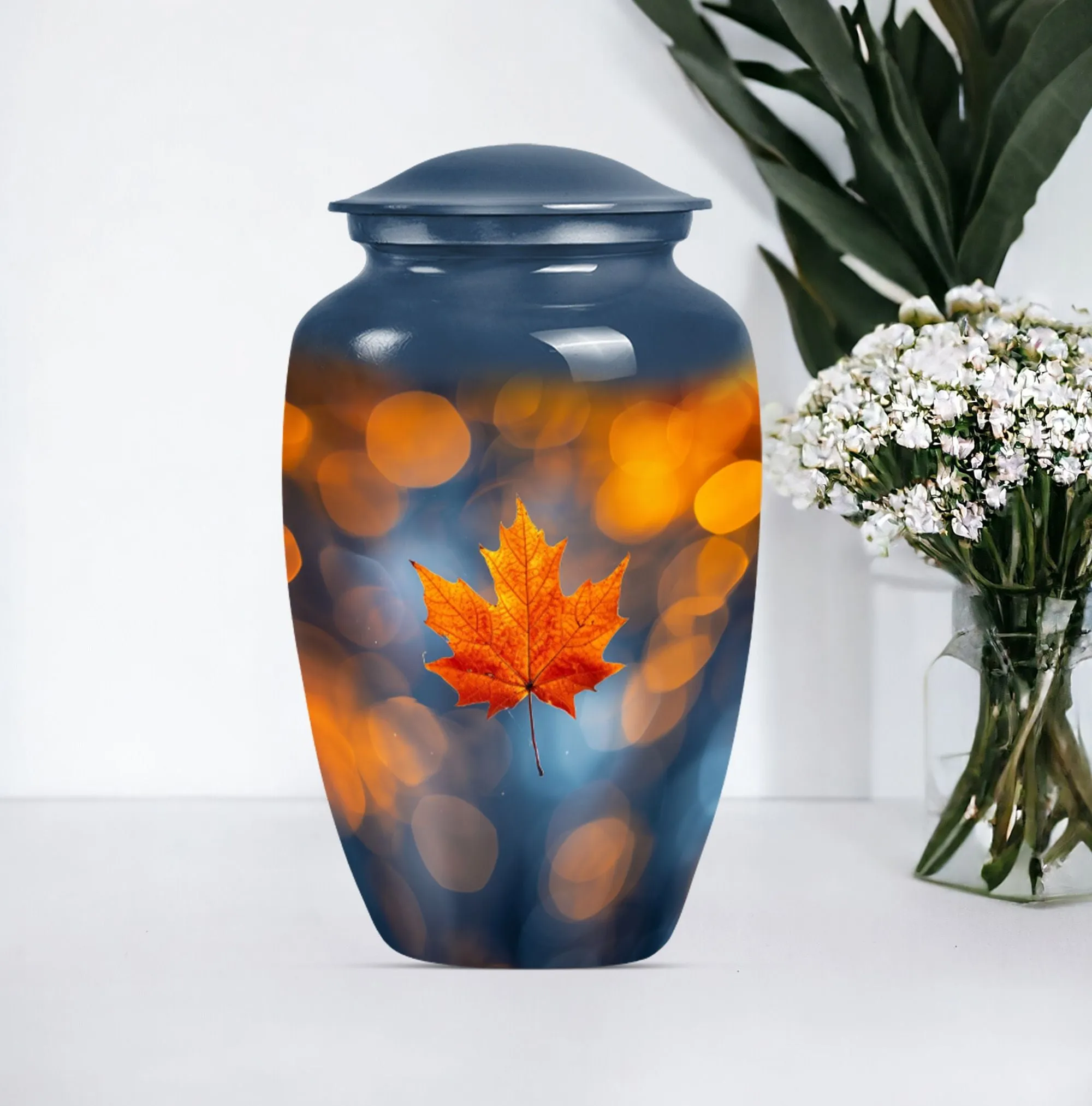 Mapple Leaf Cremation Urn for Cherishing Moments of Dad