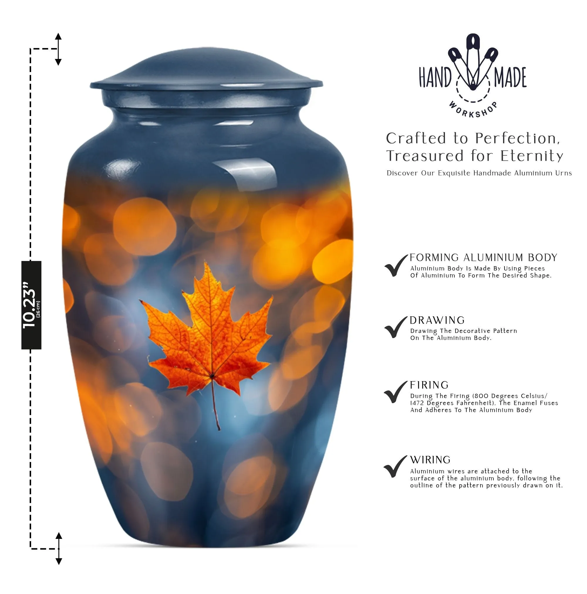 Mapple Leaf Cremation Urn for Cherishing Moments of Dad