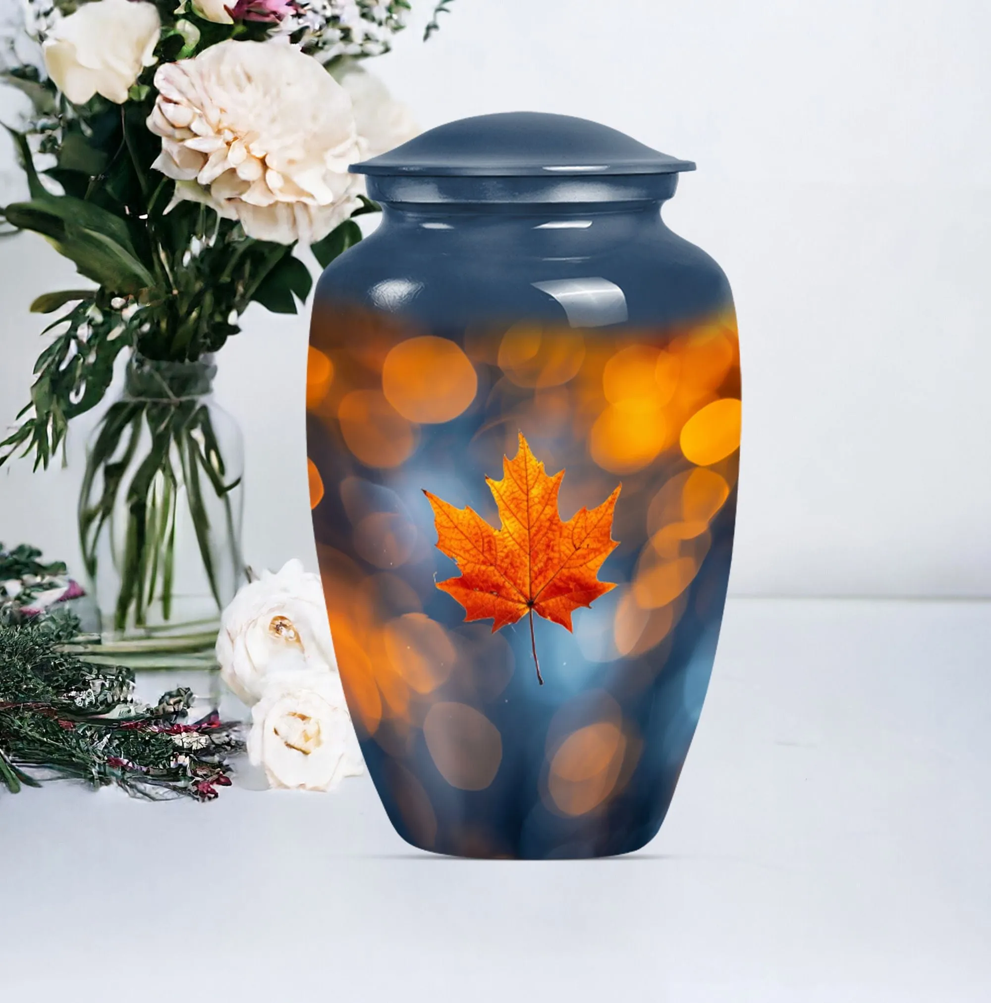 Mapple Leaf Cremation Urn for Cherishing Moments of Dad