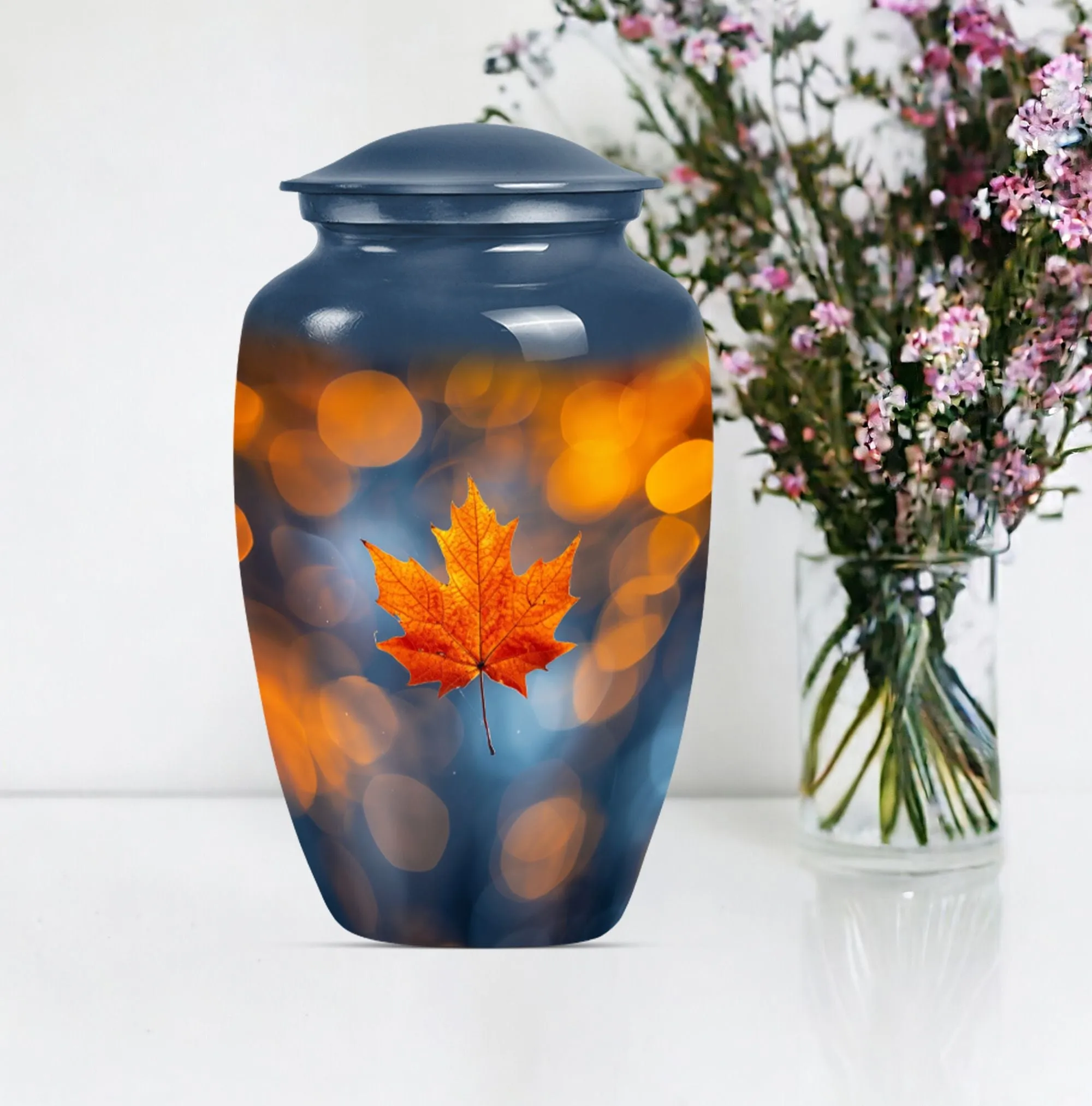 Mapple Leaf Cremation Urn for Cherishing Moments of Dad