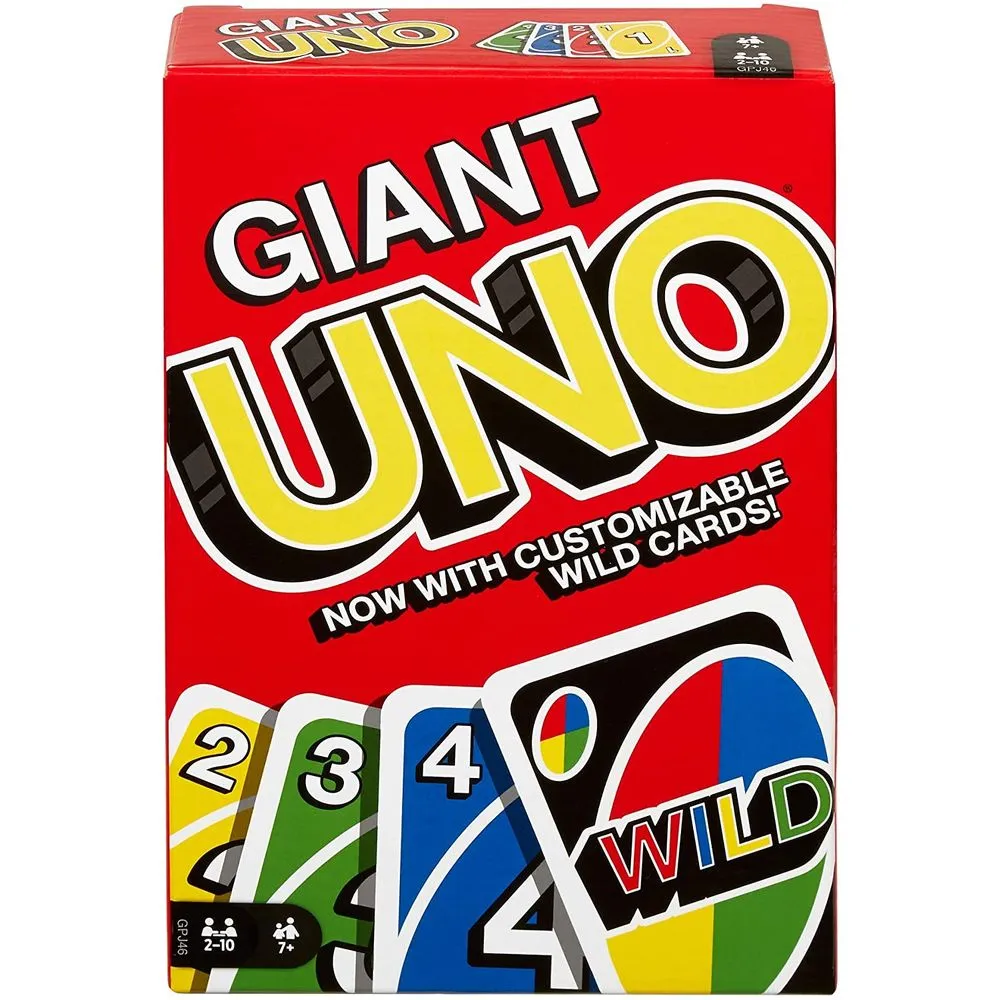 Mattel GAMES GPJ46 UNO: Classic Giant UNO