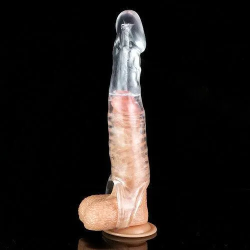 Mega Thick 2.5 Extra Inches Penis Extender with Ball Loop