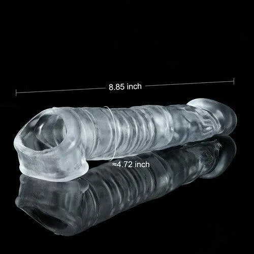 Mega Thick 2.5 Extra Inches Penis Extender with Ball Loop