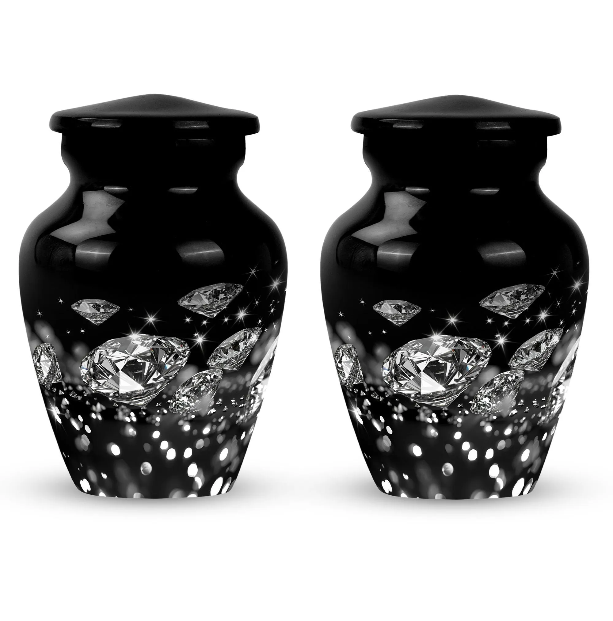 Memorial Diamond Urn: Large, Elegant Burial Companion