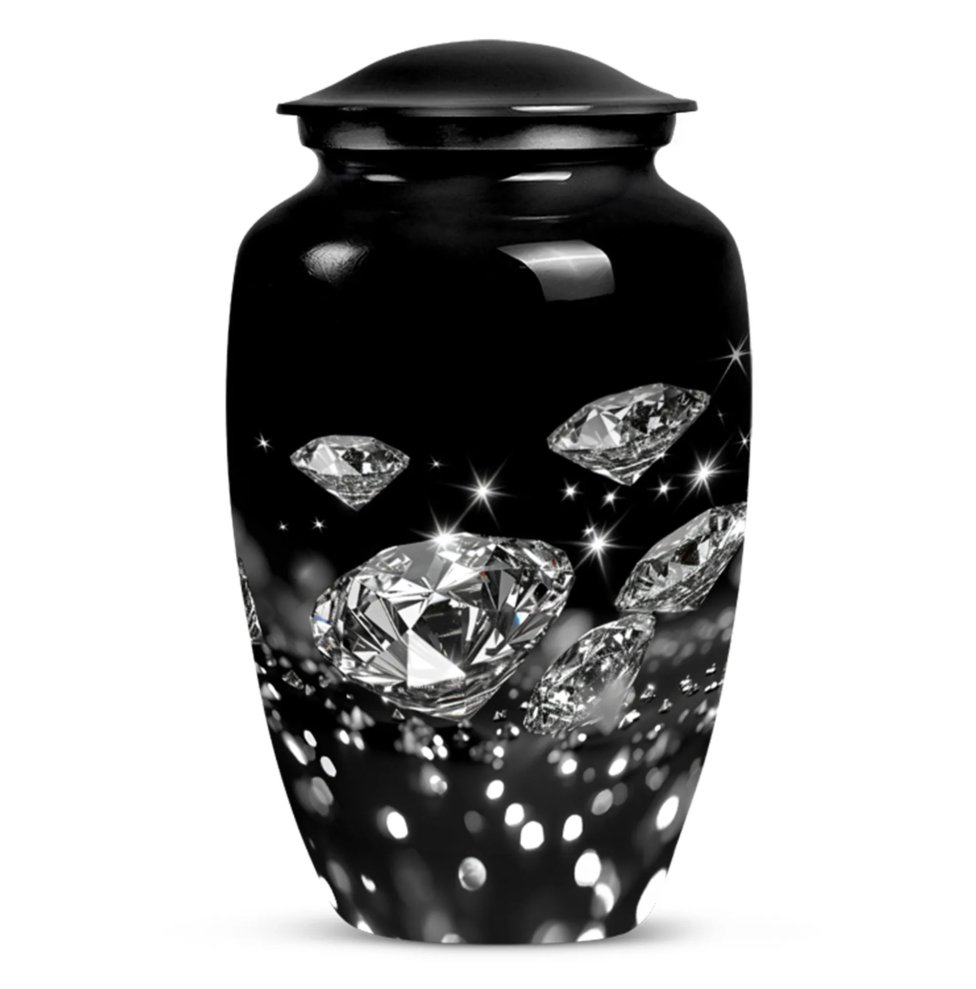 Memorial Diamond Urn: Large, Elegant Burial Companion