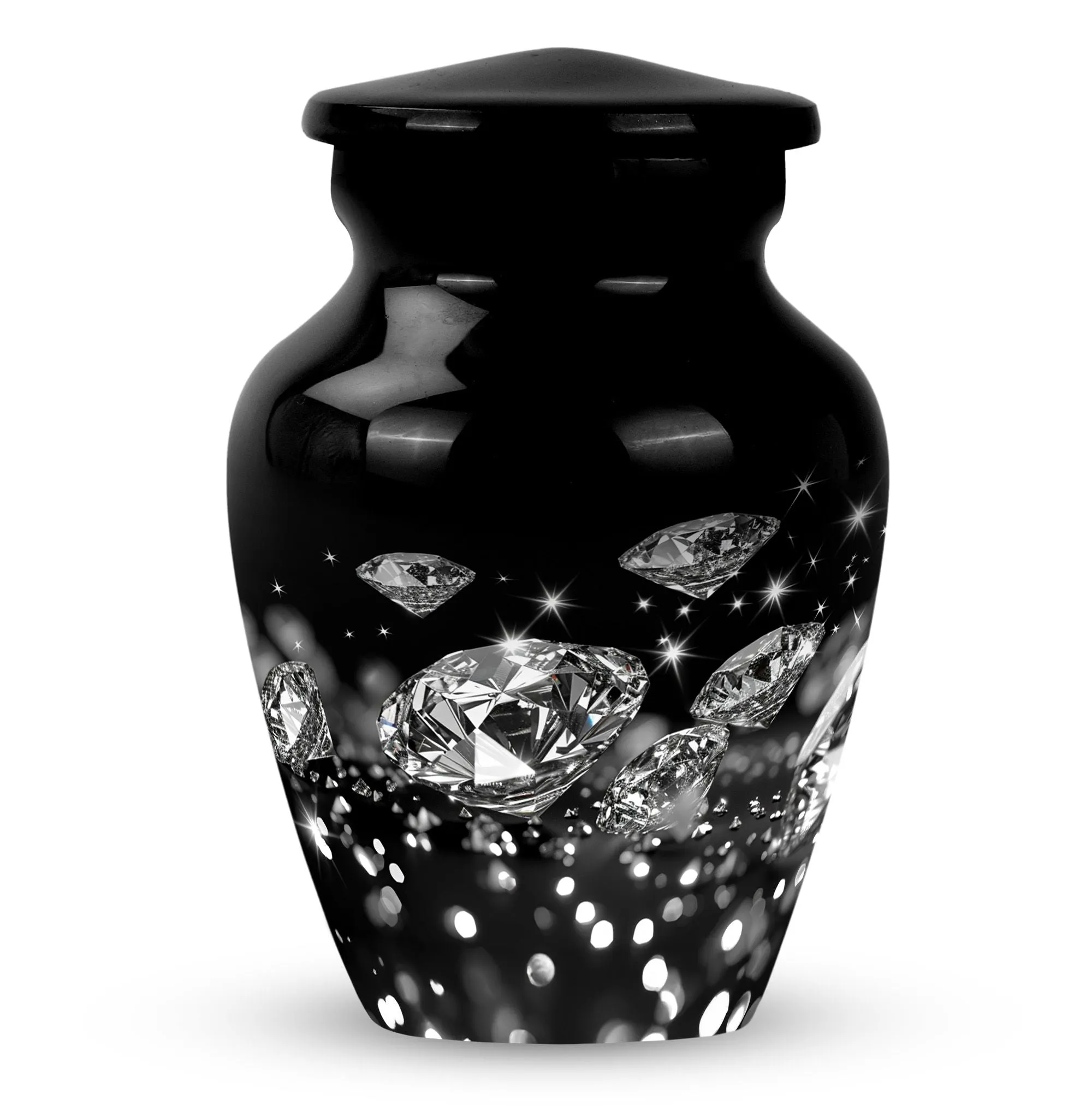 Memorial Diamond Urn: Large, Elegant Burial Companion