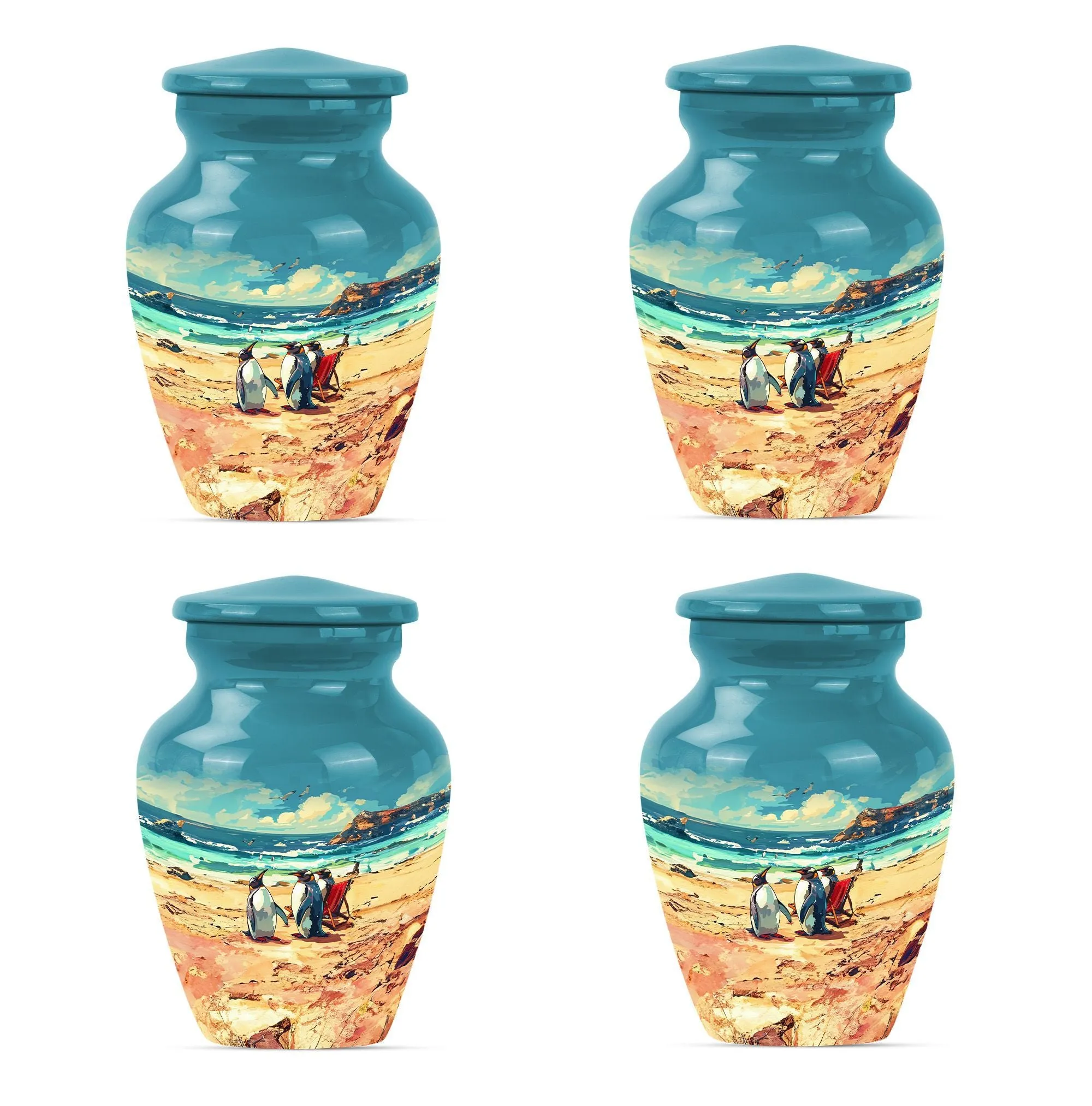Memories Penguin Urn, Comforting Shelter for Dad's Remains