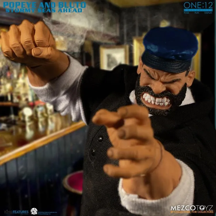 Mezco Toyz ONE:12 Collective: Popeye & Bluto: Stormy Seas Ahead Deluxe Box Set Action Figure