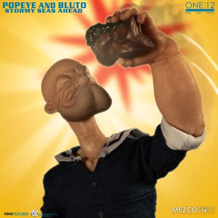 Mezco Toyz ONE:12 Collective: Popeye & Bluto: Stormy Seas Ahead Deluxe Box Set Action Figure