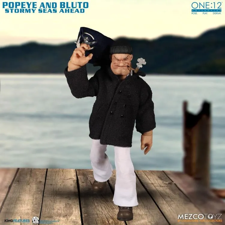 Mezco Toyz ONE:12 Collective: Popeye & Bluto: Stormy Seas Ahead Deluxe Box Set Action Figure