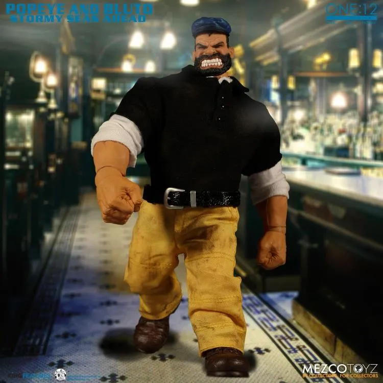 Mezco Toyz ONE:12 Collective: Popeye & Bluto: Stormy Seas Ahead Deluxe Box Set Action Figure