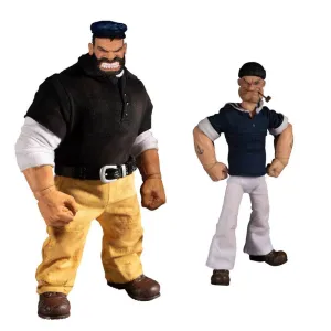 Mezco Toyz ONE:12 Collective: Popeye & Bluto: Stormy Seas Ahead Deluxe Box Set Action Figure