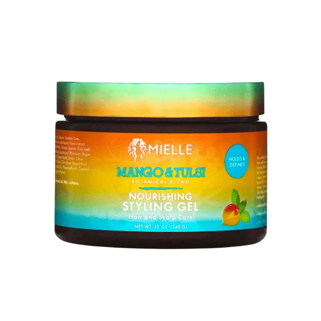 Mielle Organics Mango & Tulsi Nourishing Hair & Scalp Care Styling Gel - 12 oz