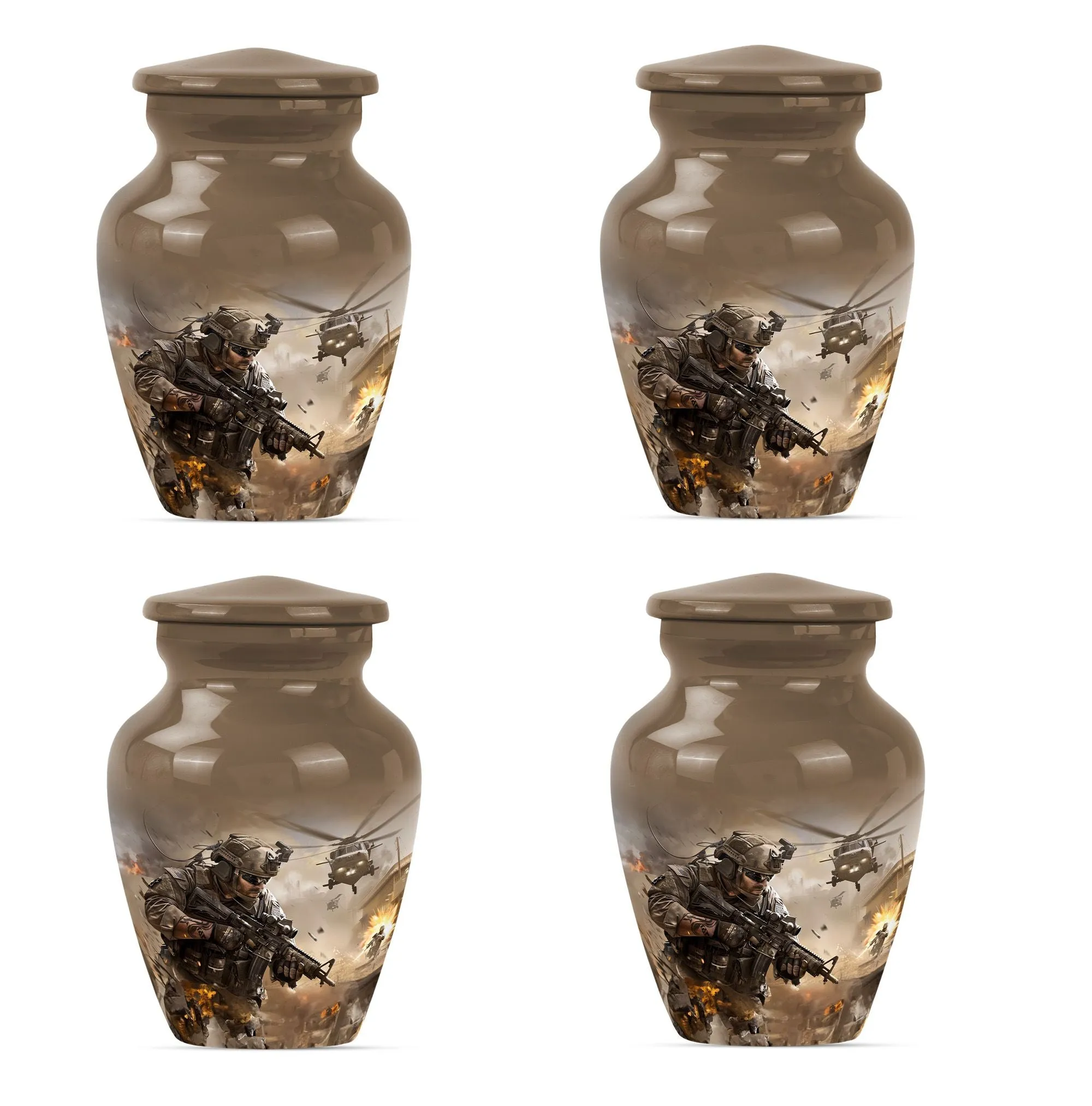 Military Mark - Dignified Memorial Personalized Cremation Urn