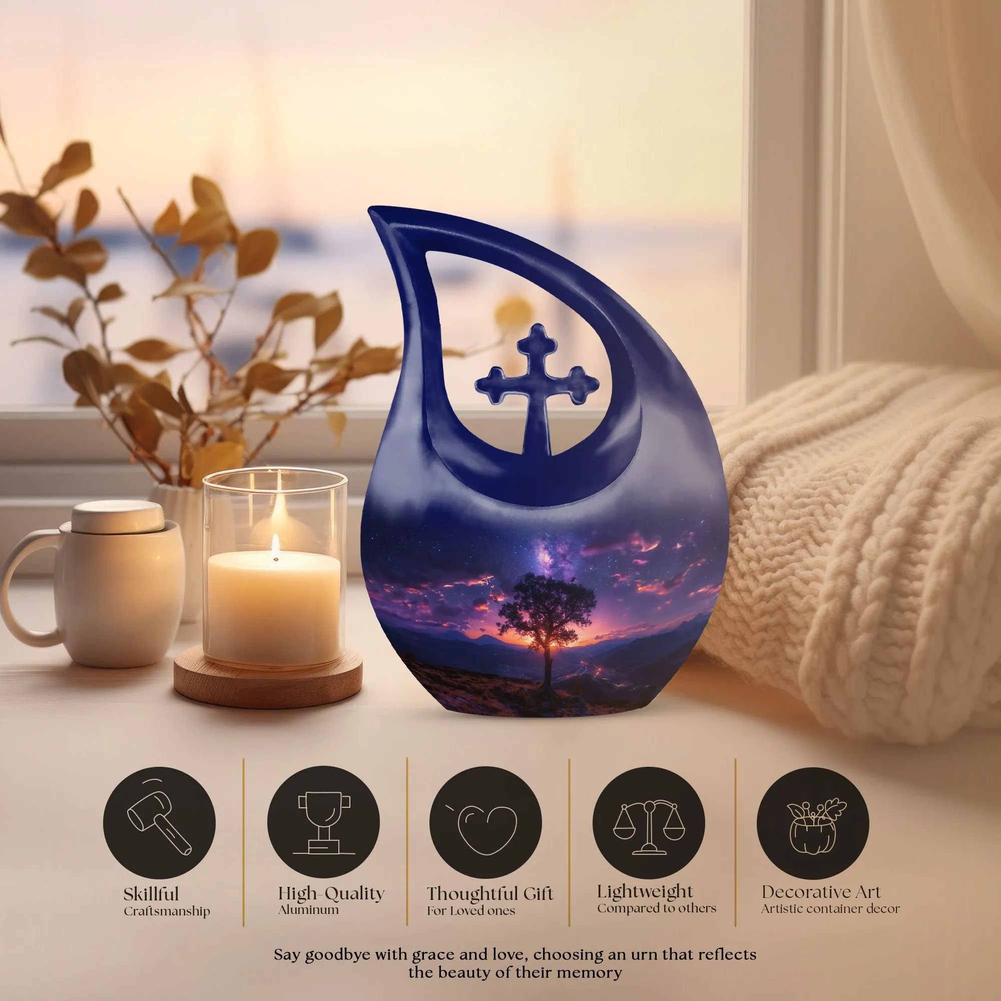 Milkyway Bliss - A Unique Memorial Urn For Fathers