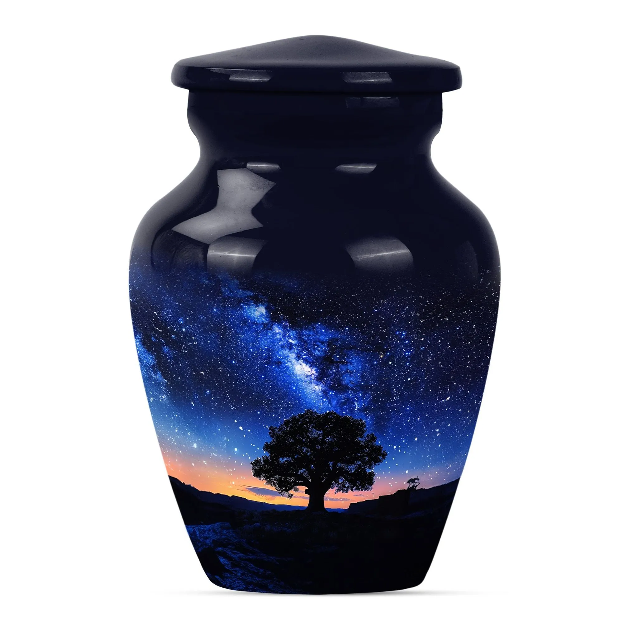 MilkyWay Embrace: Sublime Memorial Urn for Sacred Remembrances