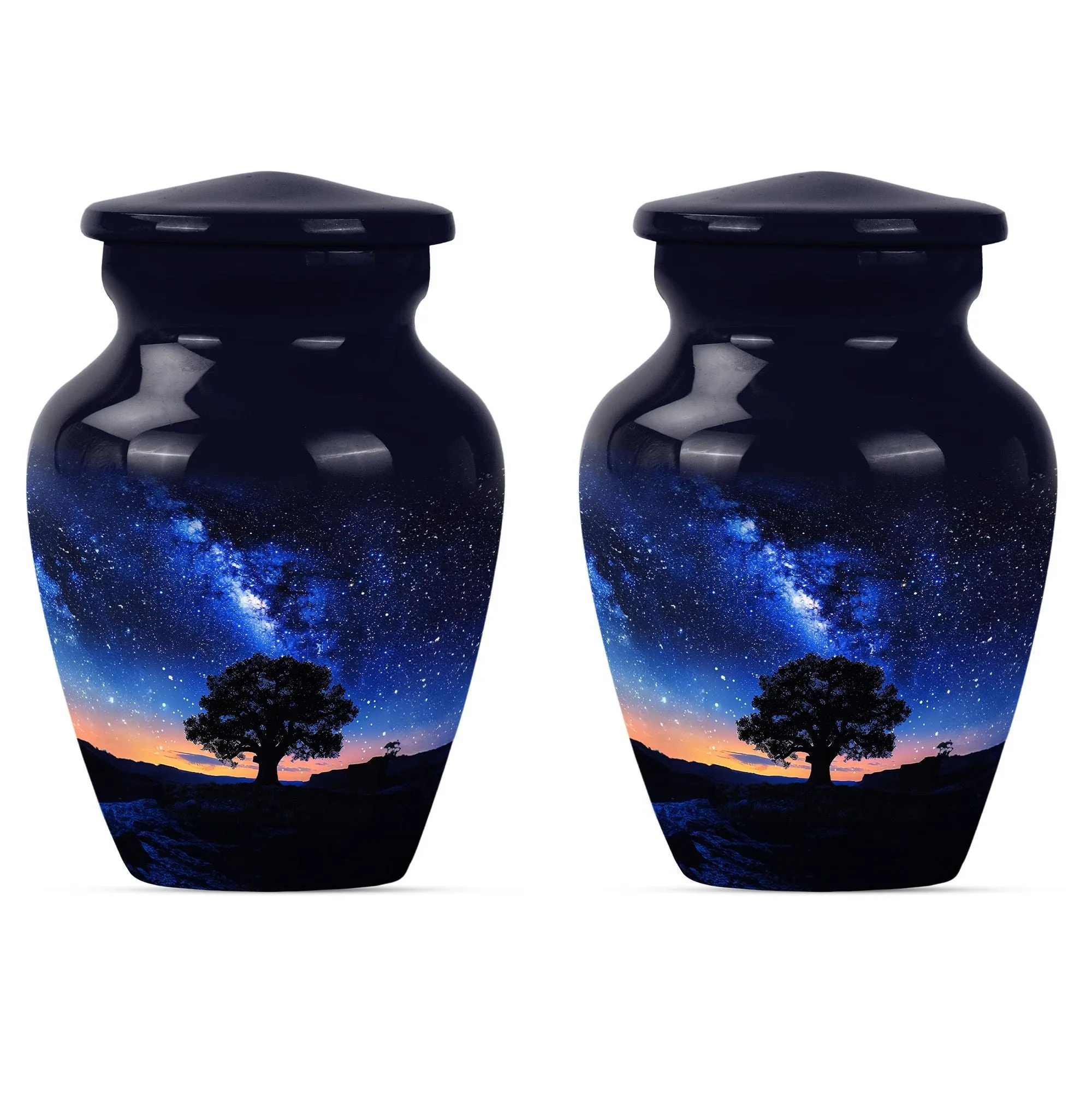MilkyWay Embrace: Sublime Memorial Urn for Sacred Remembrances