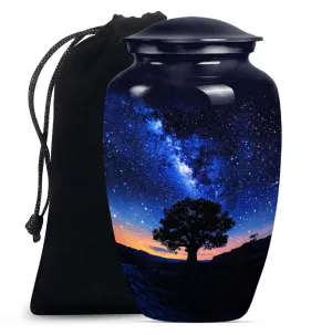 MilkyWay Embrace: Sublime Memorial Urn for Sacred Remembrances