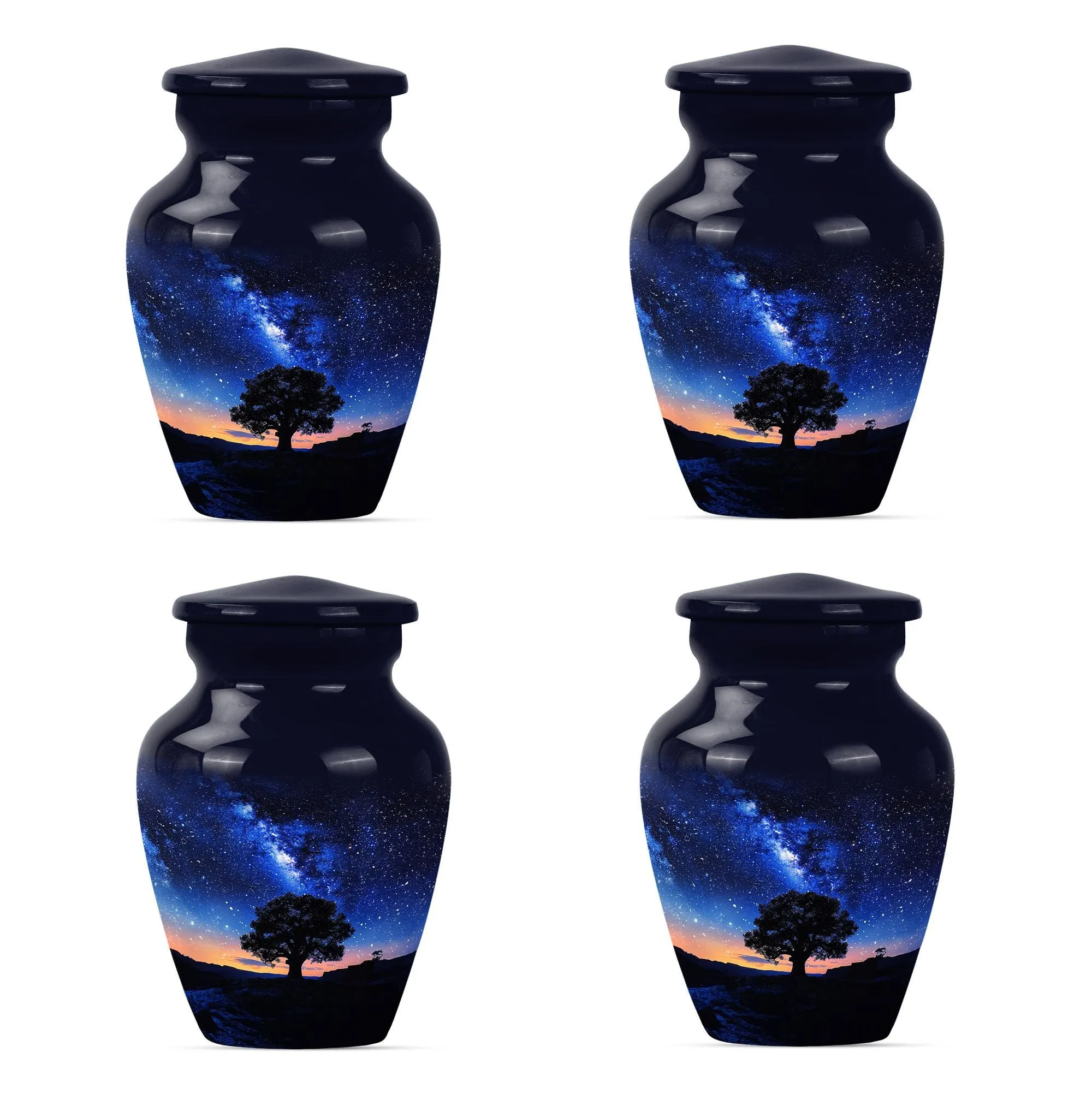 MilkyWay Embrace: Sublime Memorial Urn for Sacred Remembrances