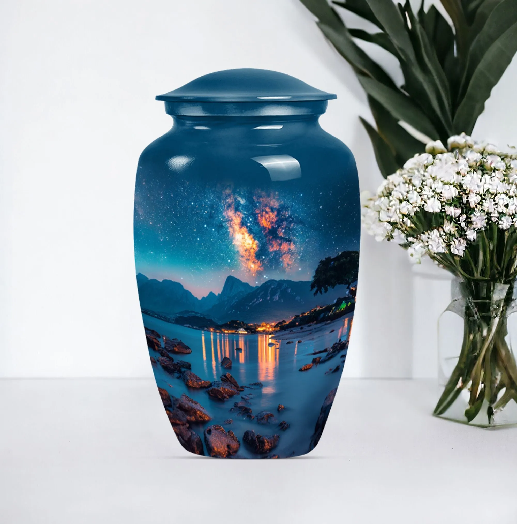 Milkyway Serenity: Timeless Cremation Urn For Cherished Memories