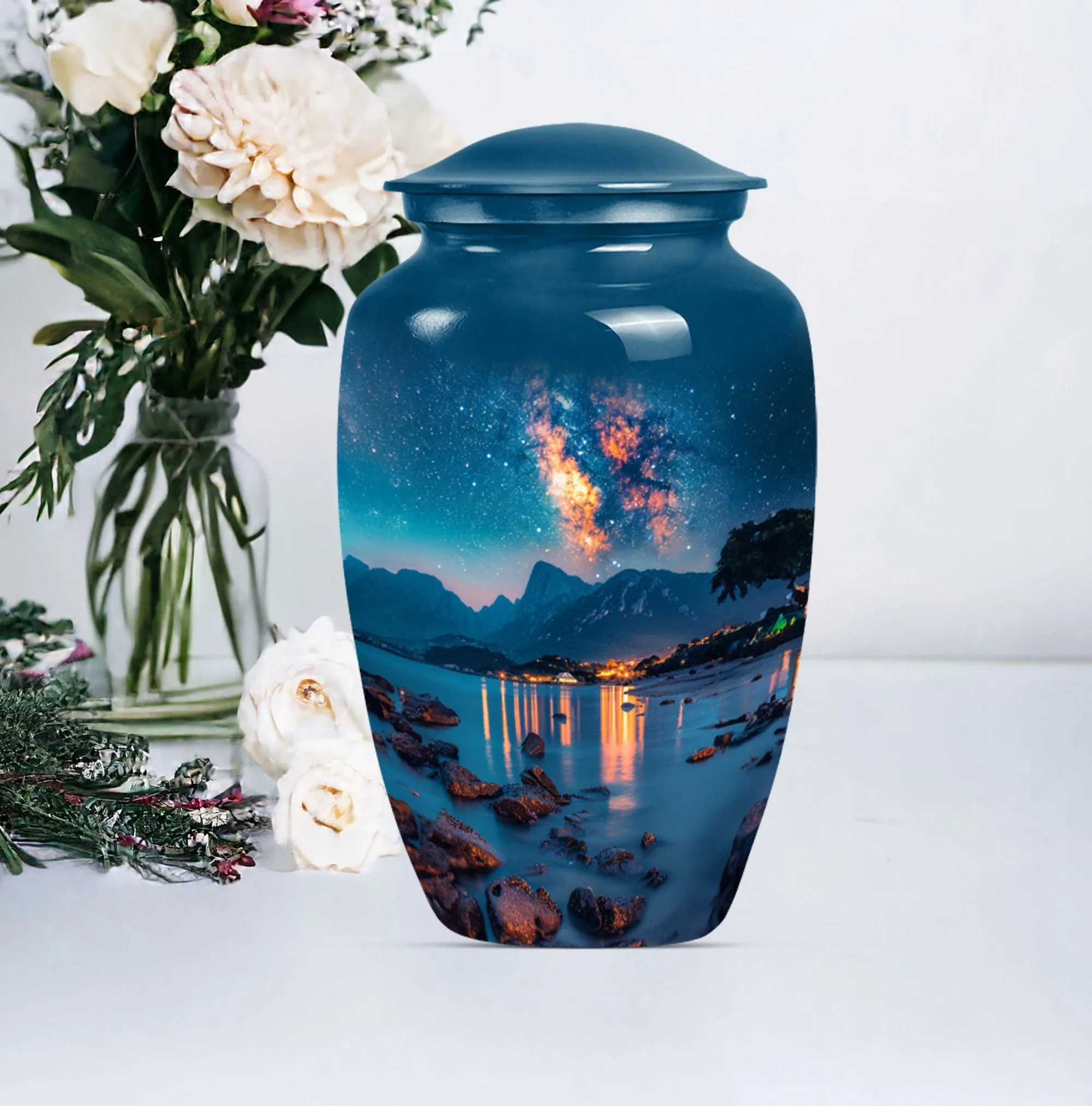 Milkyway Serenity: Timeless Cremation Urn For Cherished Memories