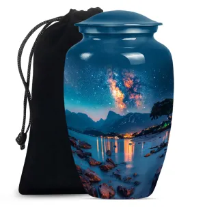 Milkyway Serenity: Timeless Cremation Urn For Cherished Memories