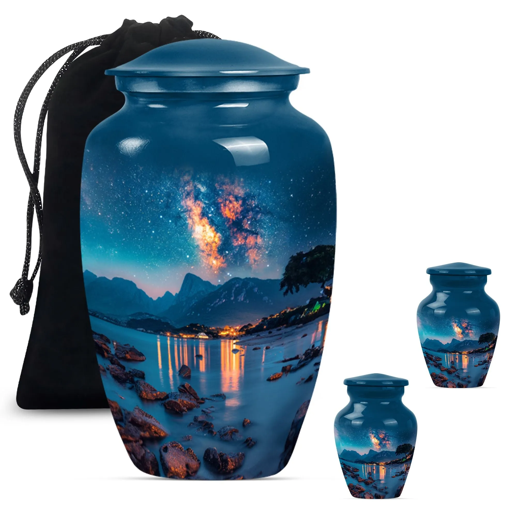 Milkyway Serenity: Timeless Cremation Urn For Cherished Memories