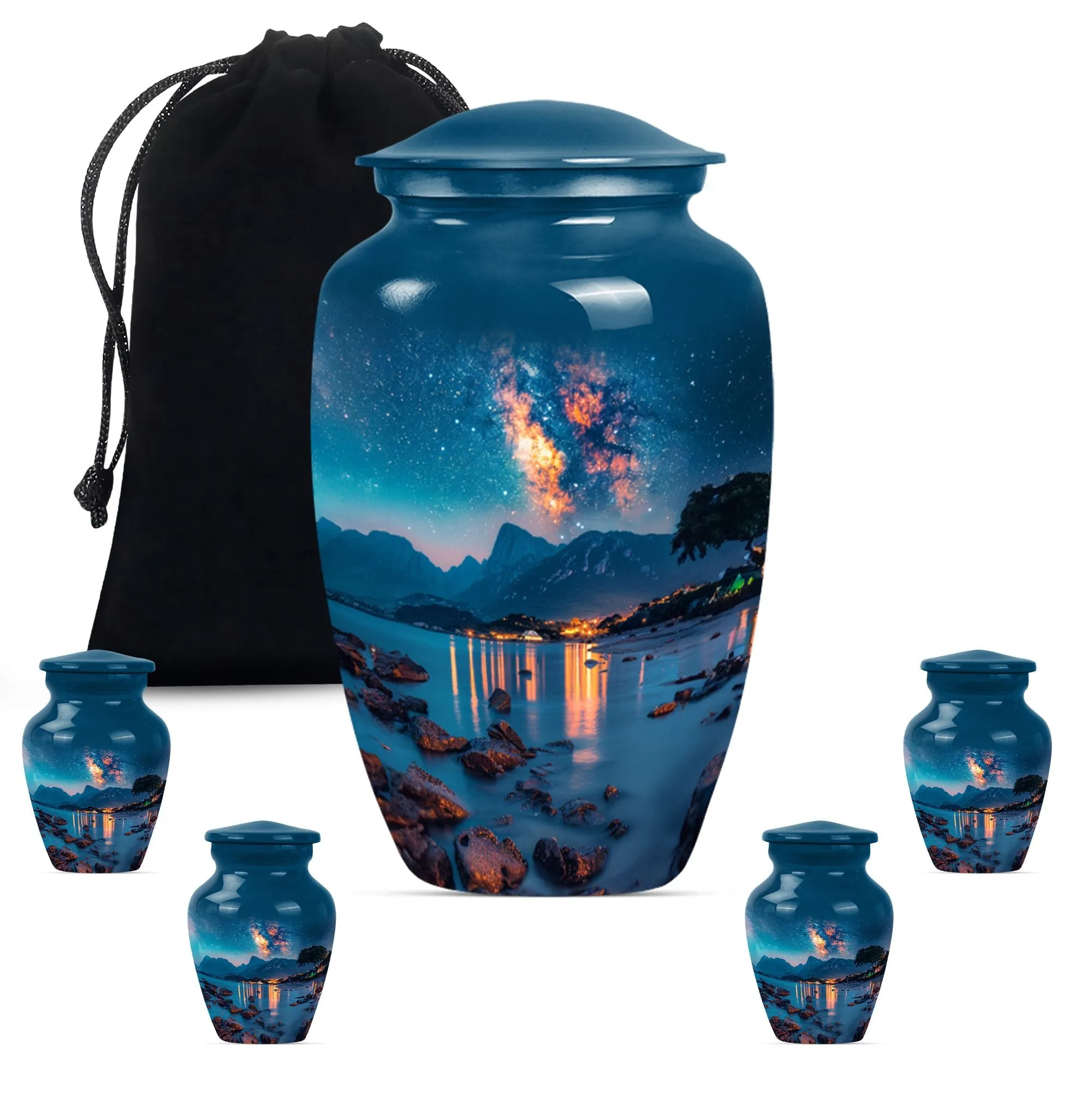 Milkyway Serenity: Timeless Cremation Urn For Cherished Memories