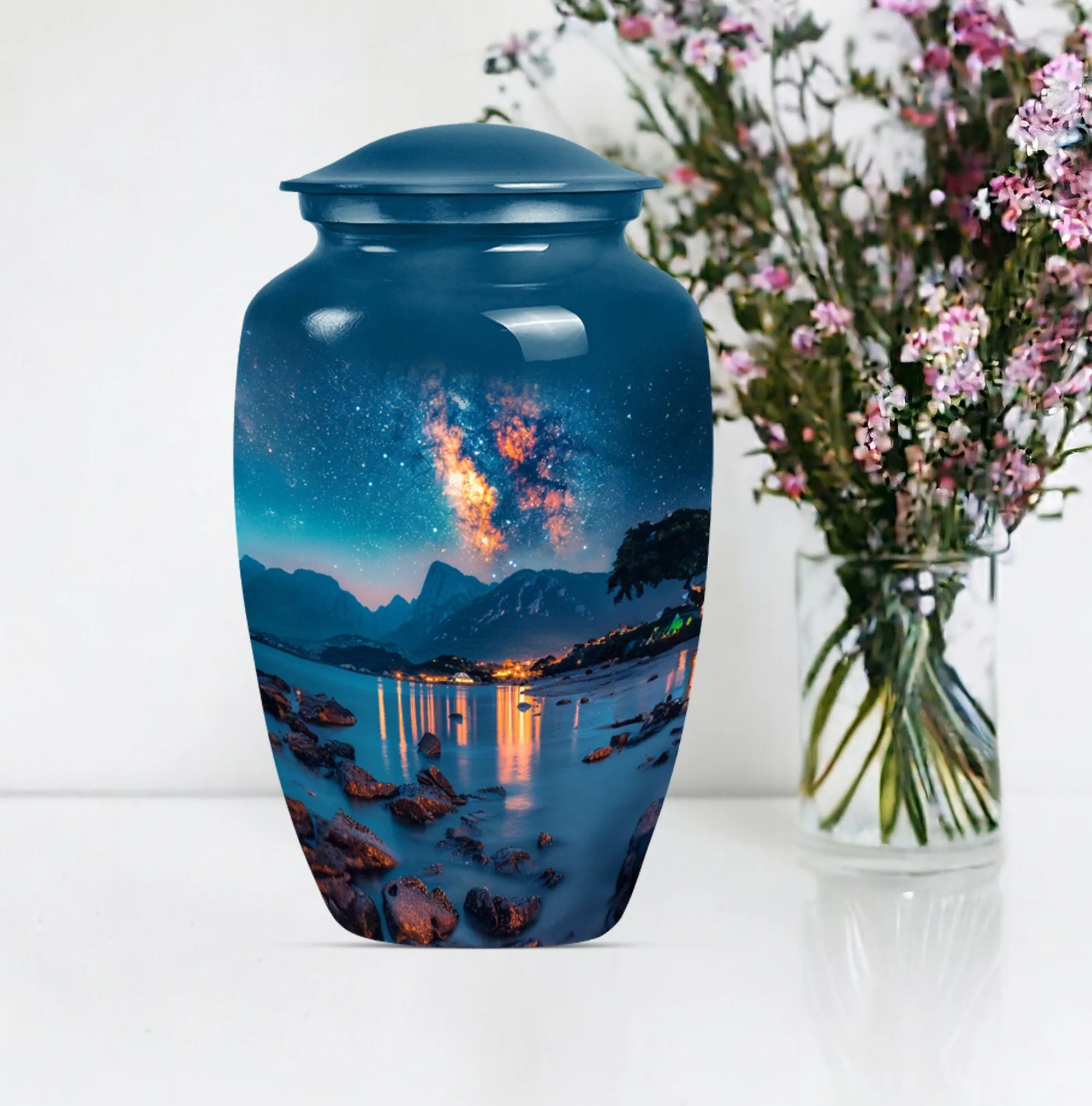Milkyway Serenity: Timeless Cremation Urn For Cherished Memories