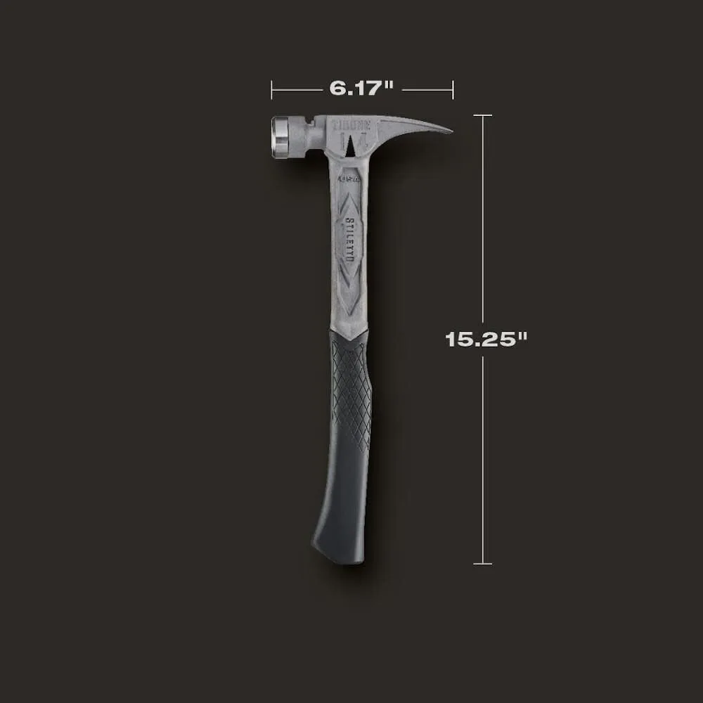 Milwaukee TIB14RSC - STILETTO® TIBONE™ 14oz Smooth/Curved Titanium Framing Hammer