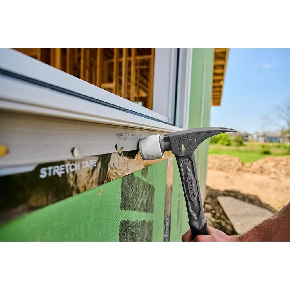 Milwaukee TIB14RSC - STILETTO® TIBONE™ 14oz Smooth/Curved Titanium Framing Hammer