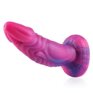 Monster Design Starry Huge Dildo Plus Size Liquid Silicone Dildos with Suction Cup
