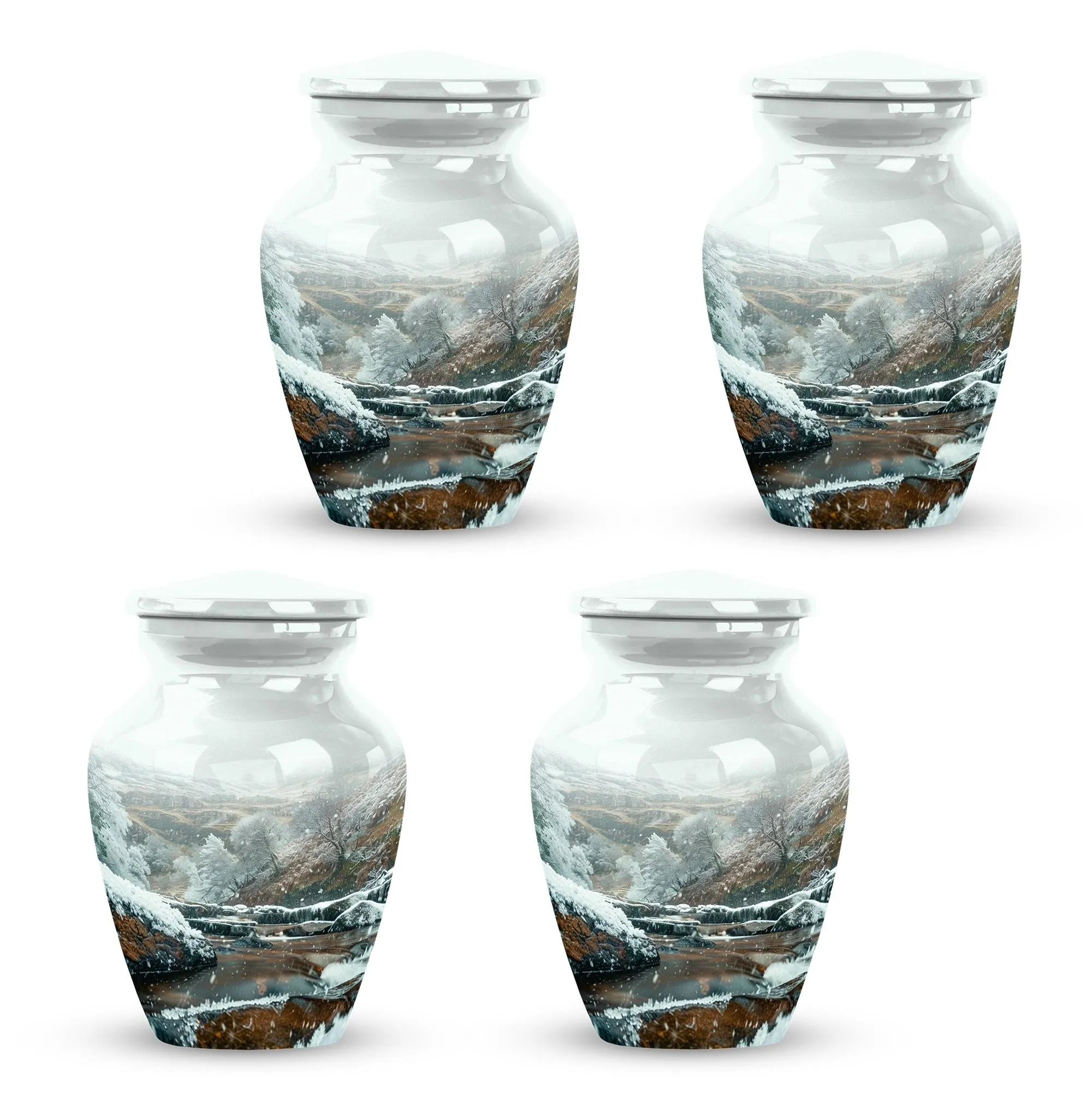 Mountains Echo: Memorial Forever Urn for Loved Ones