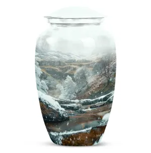 Mountains Echo: Memorial Forever Urn for Loved Ones