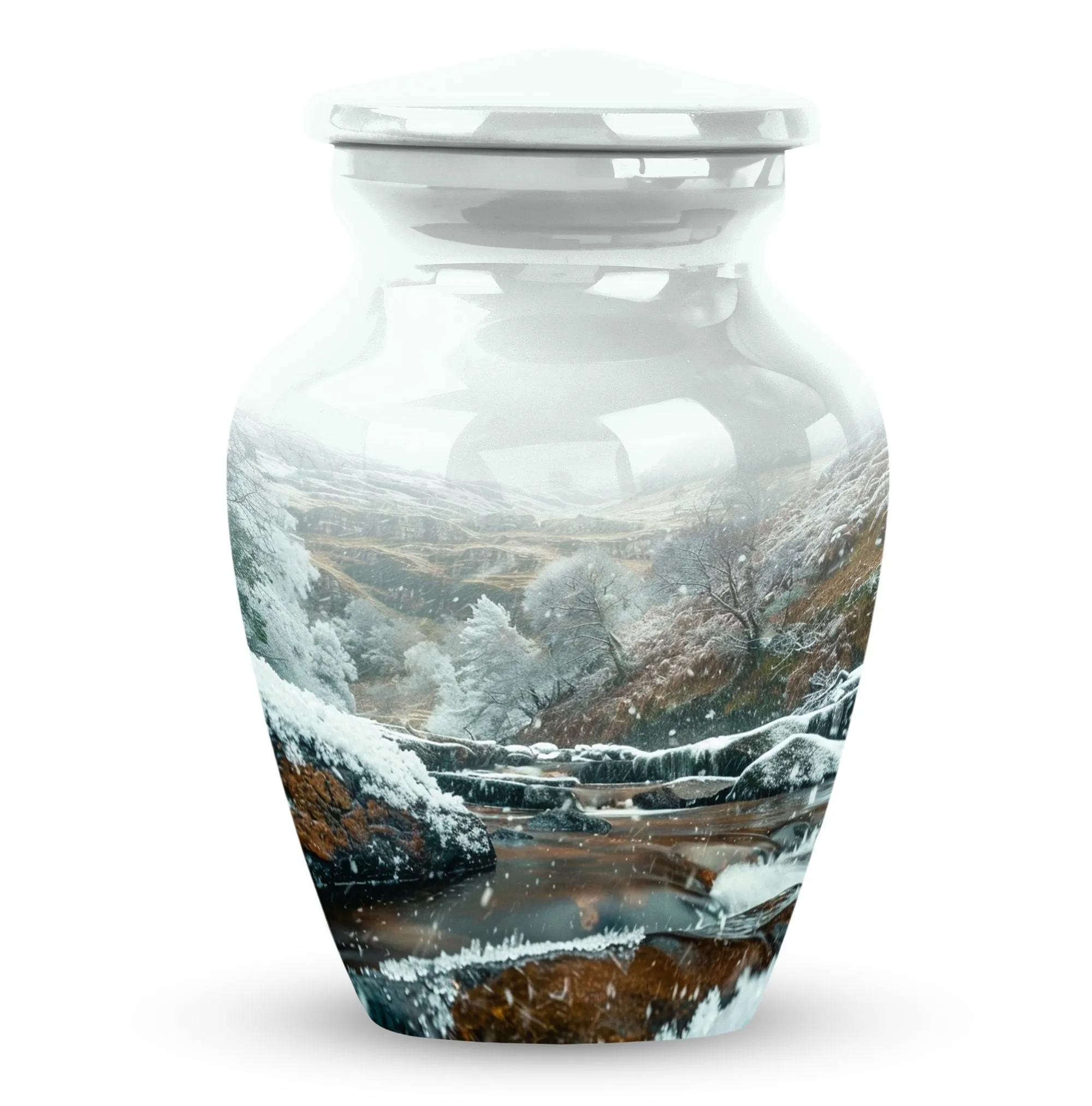 Mountains Echo: Memorial Forever Urn for Loved Ones