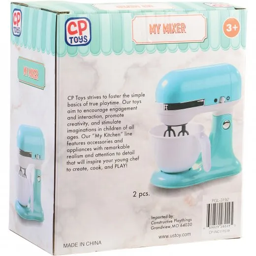 My Mixer | Realistic Toy Kitchen Accessory with Spinning Paddles