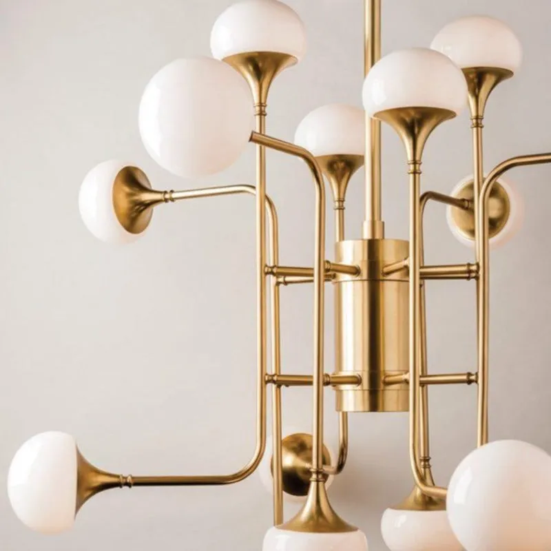 Oblate Spheroid Chandelier