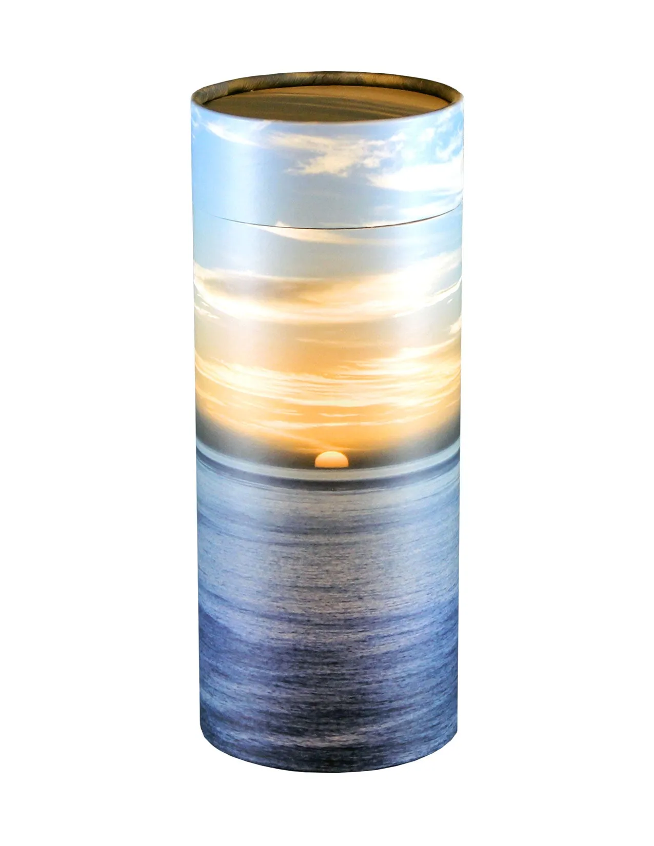 Ocean Sunset Scattering Tube Cremation Urn