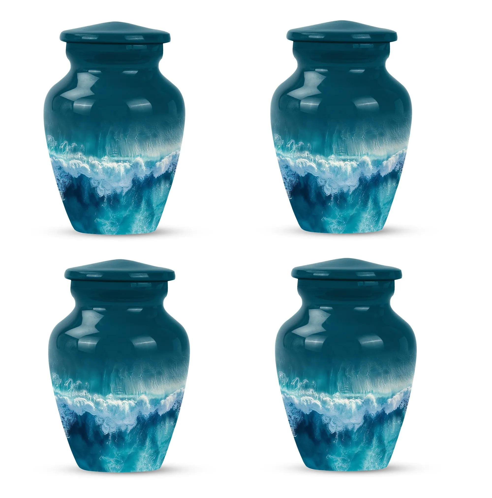 Ocean Waves : Cremational Keepsake with Butterfly Theme
